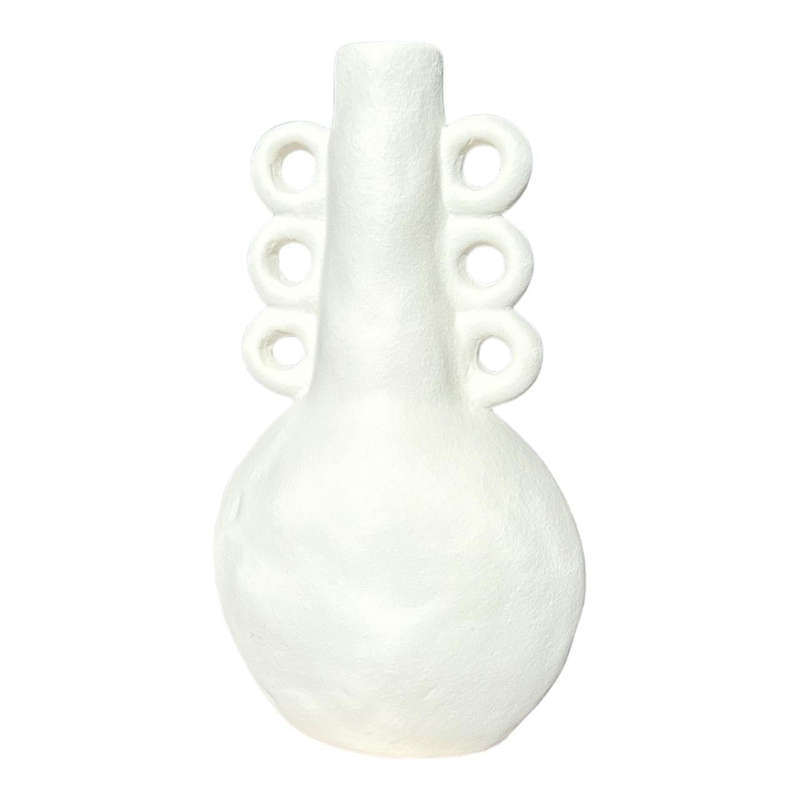 Ceramic Vase - Six Ears, Rough Texture