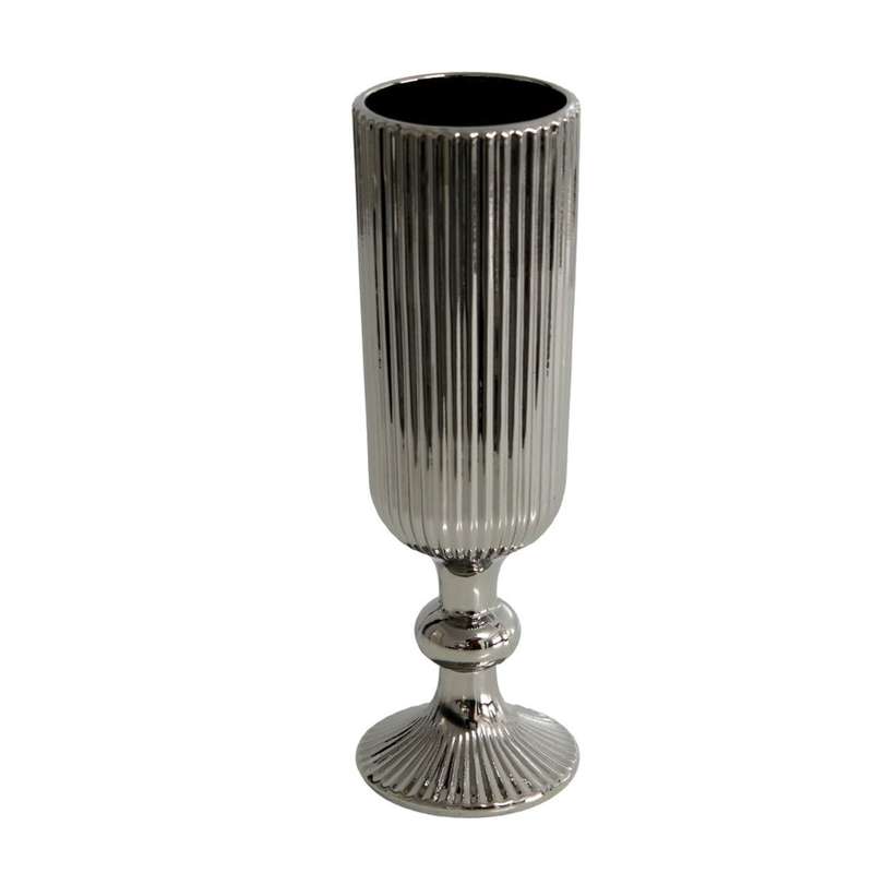 Champagne Glasses Box Of 6 - Lined Pattern