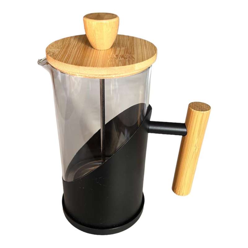 Coffee Plunger 600ml - Wood Accents
