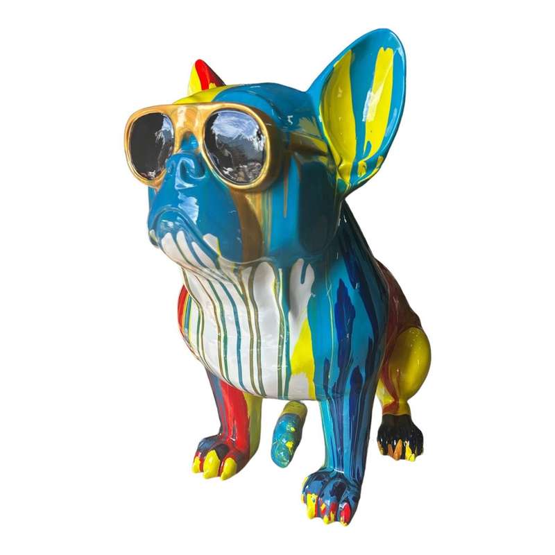 Decor Animal - Paint Splashed Pug