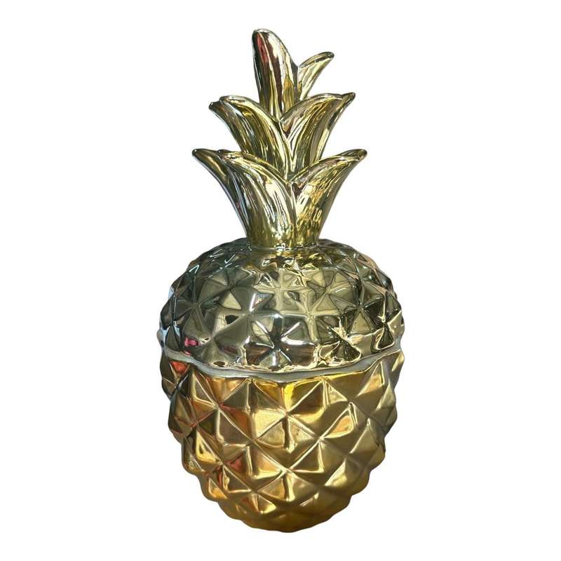 Decor Piece - Golden Pineapple 18cm