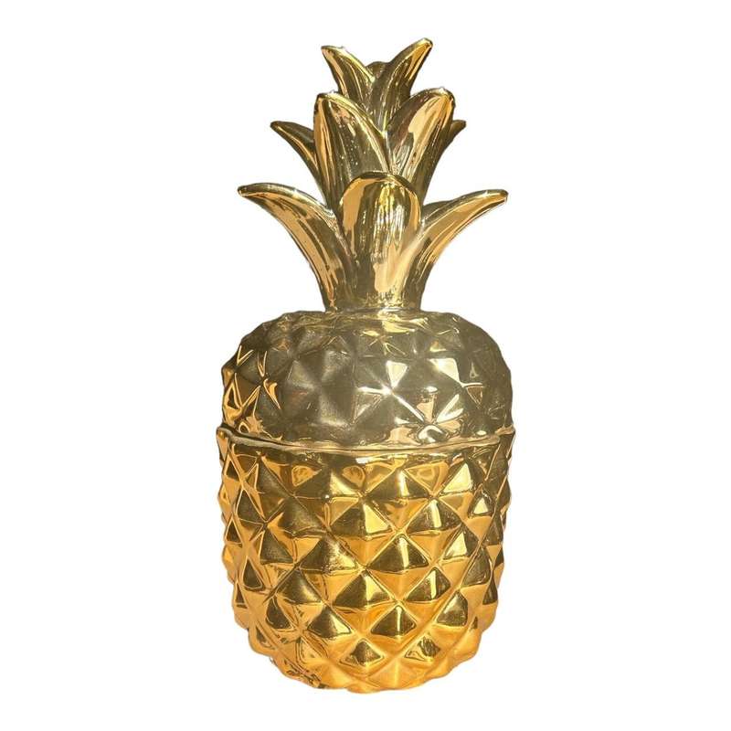 Decor Piece - Golden Pineapple 23cm