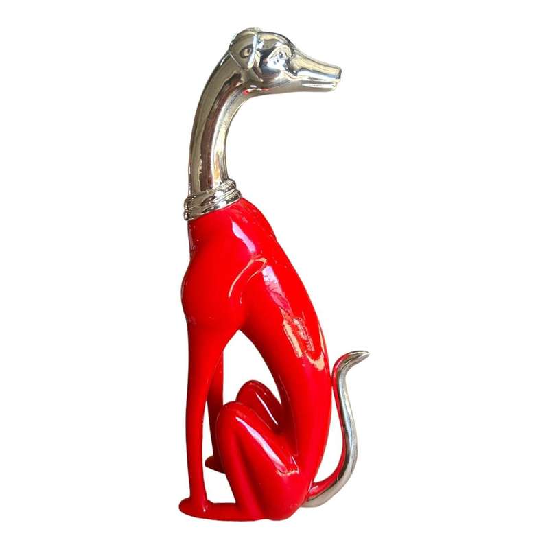 Decor Piece - Red Greyhound