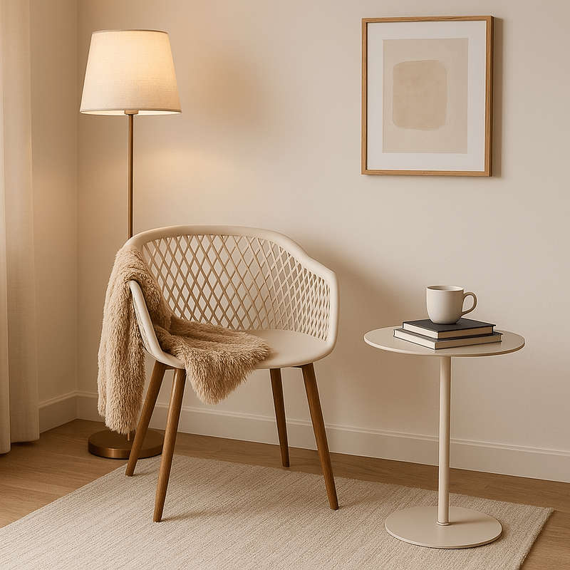 Diamond Back Cream Chair
