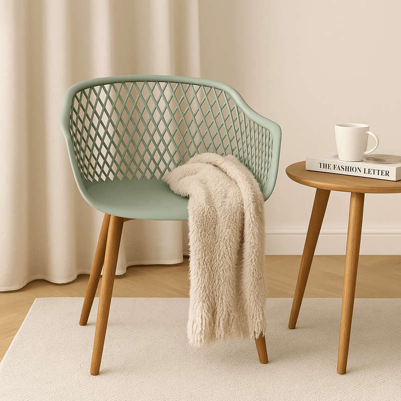 Diamond Back Green Chair