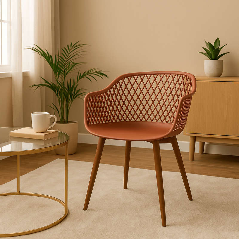 Diamond Back Red Chair