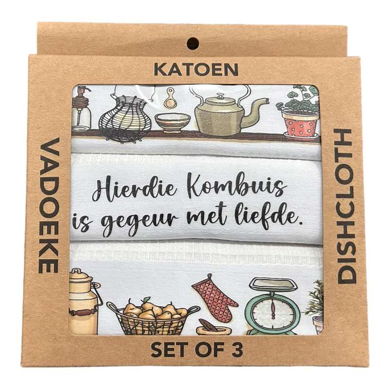 Dishcloth Box - Hierdie Kombuis