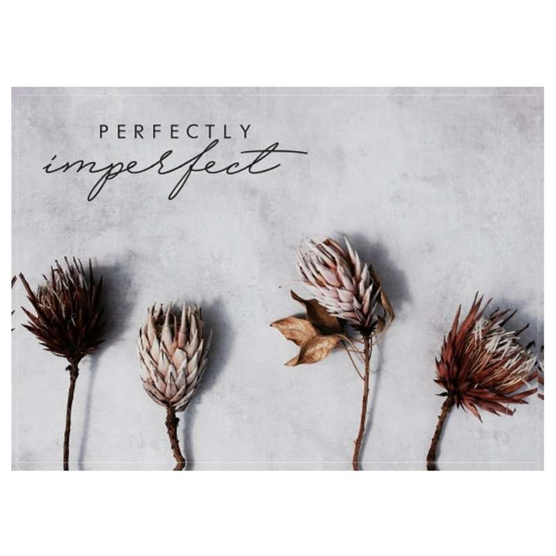 Disposable Placemat - Perfectly Imperfect - 24 Pack