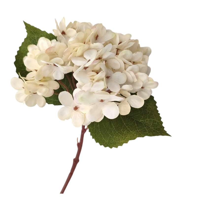 Elegant Off White Faux Hydrangea Blooms