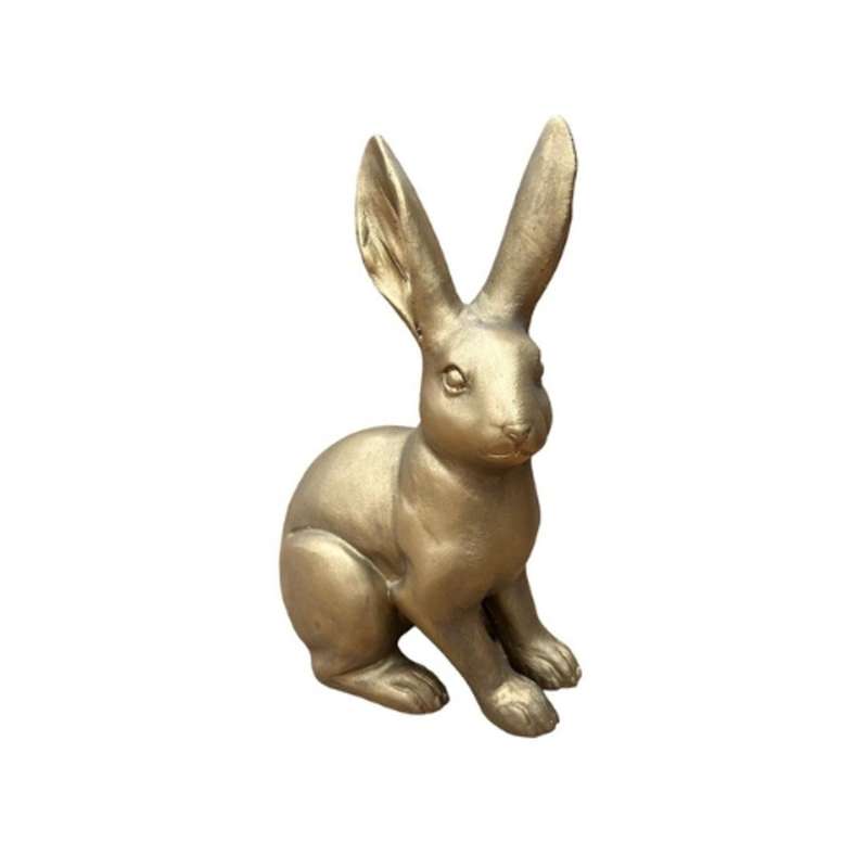 Extra Small Gold Sitting Bunny Long Ear