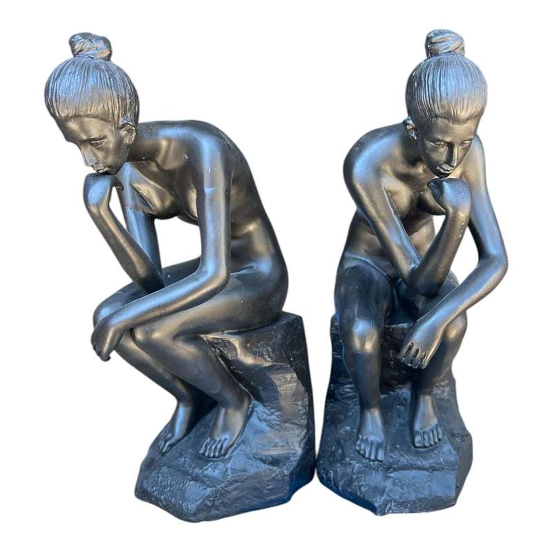 Figurine Craft - Thinking Ladies Pair
