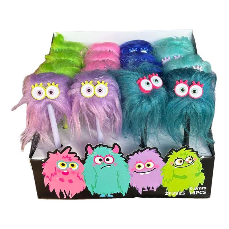Figurine Pens Box of 16 - Monsters