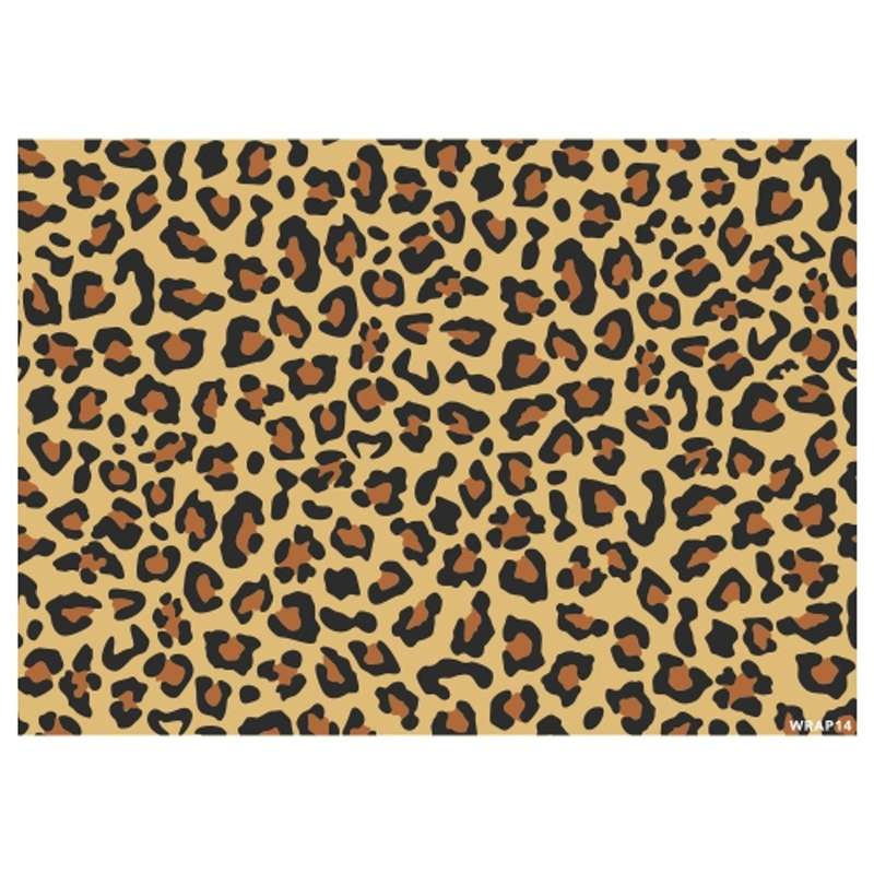 Gift Wrap Sheet - Camouflage Leopard