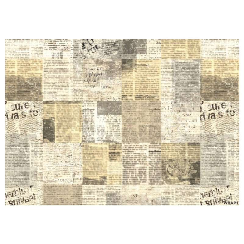 Gift Wrap Sheet - Newspaper