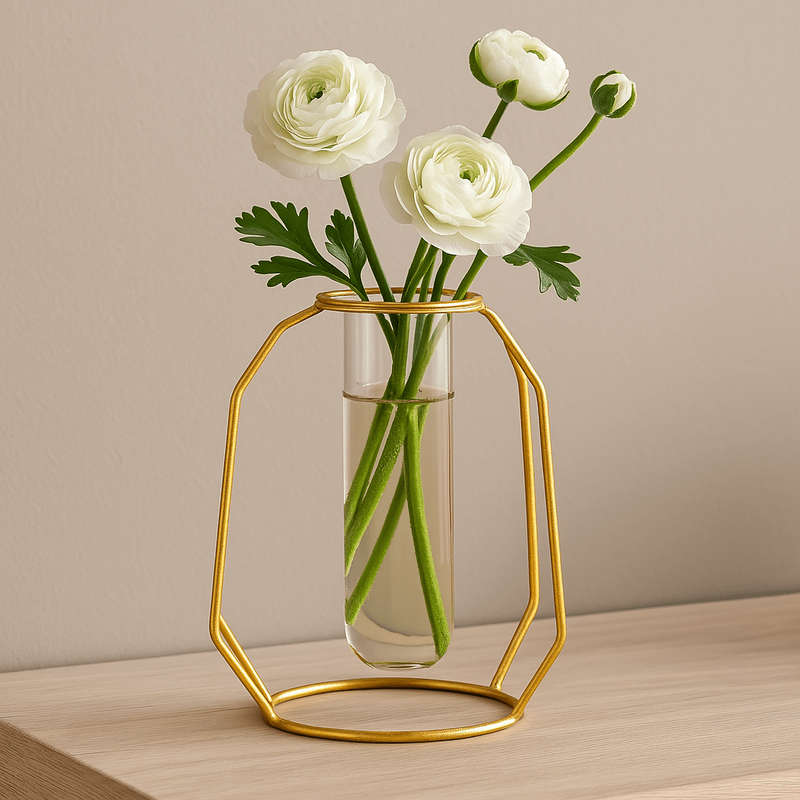 Gold Frame Vase - Nordic