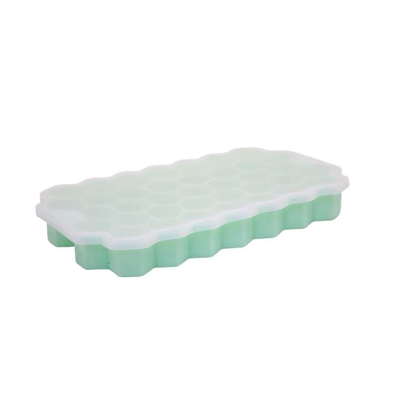 Green 37 Tiny Ice Cube Tray - Hexagon