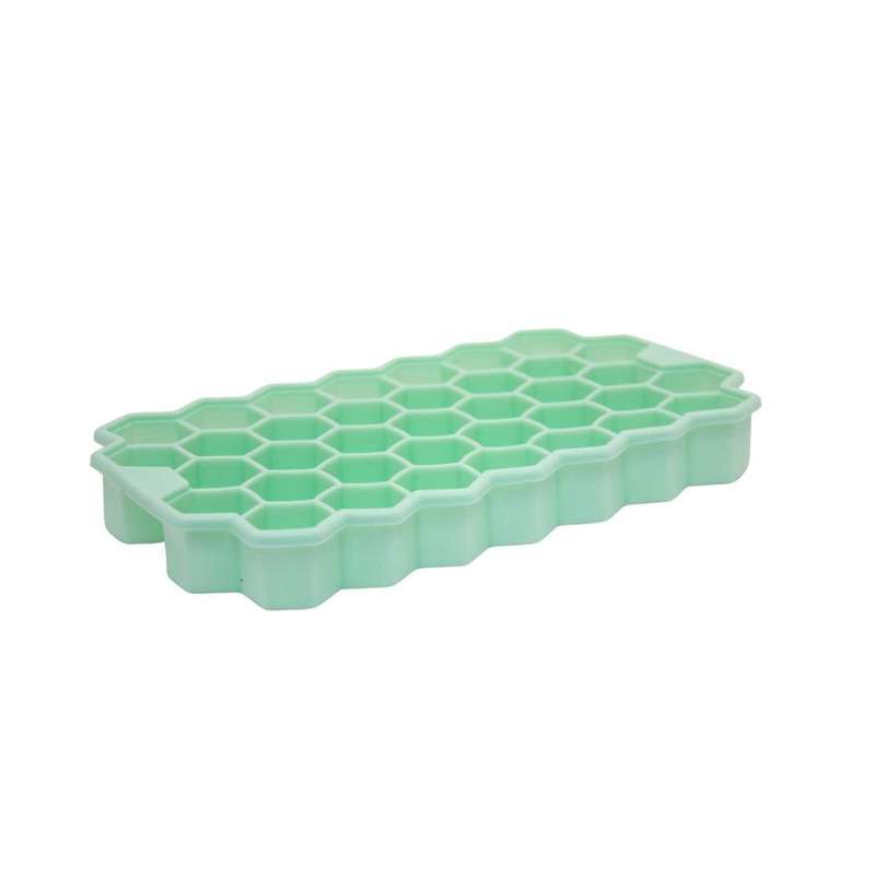Green 37 Tiny Ice Cube Tray - Hexagon