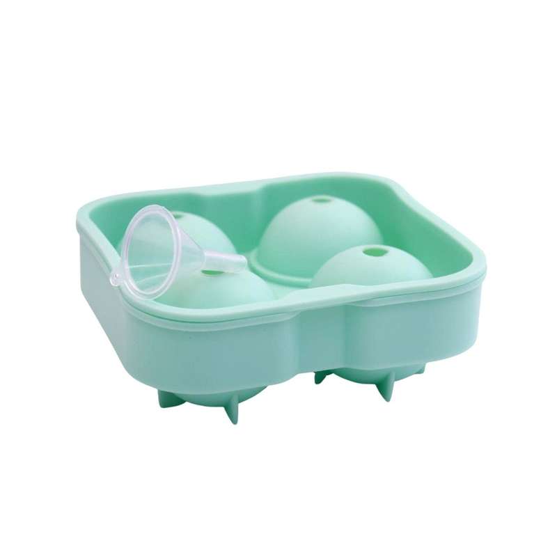 Green 4 Ice Silicone Tray - Ball Ice