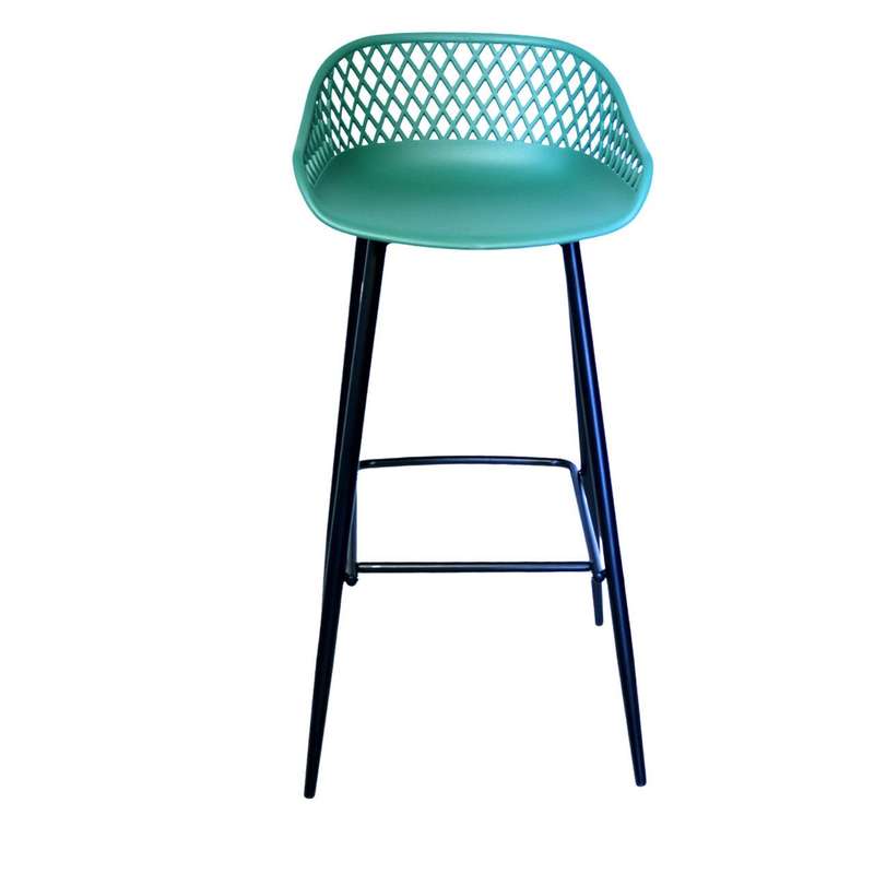 Green Diamond Back Bar Chair