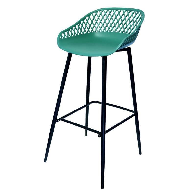 Green Diamond Back Bar Chair