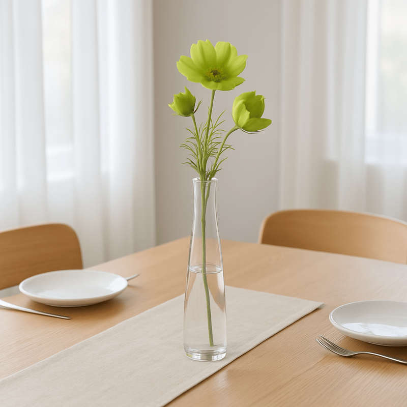 Green Garden Cosmos Artificial Flower