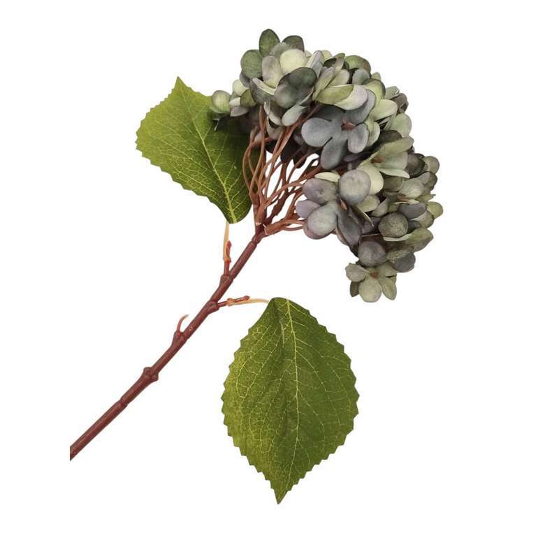 Green Grey Hydrangea Artificial Bloom Bouquet