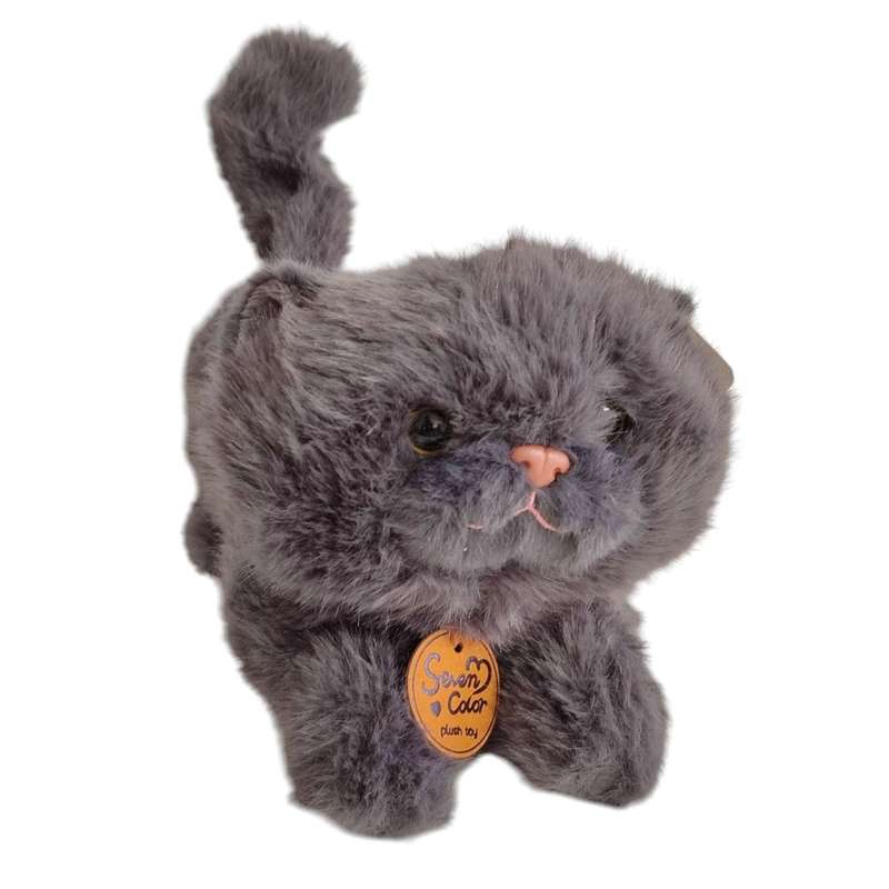 Grey Cat Plush Toy
