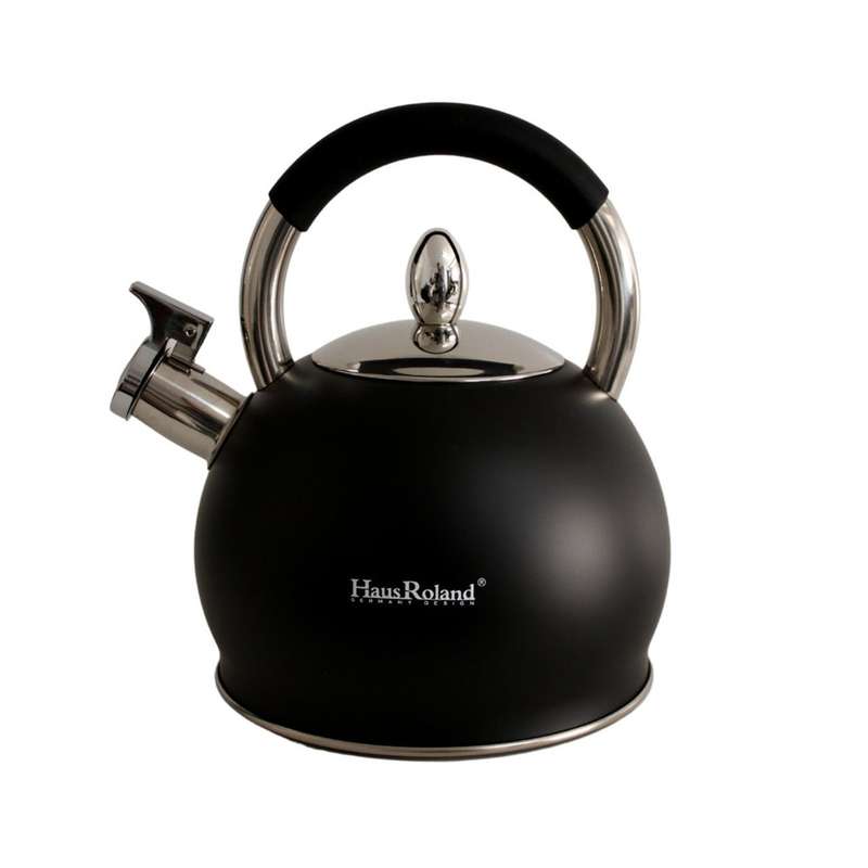 Handle And Body Whistling Kettle 3l - Black