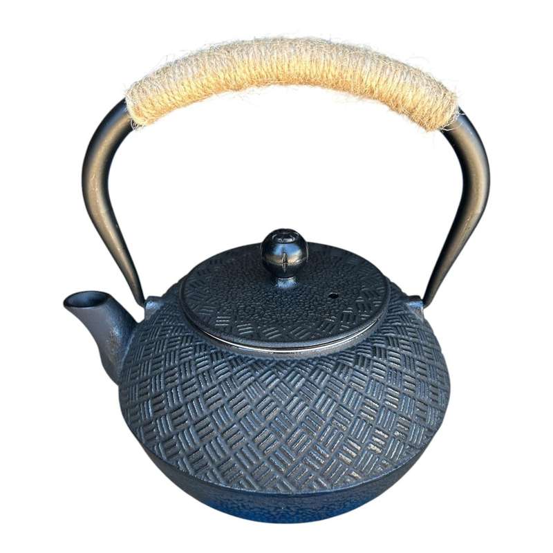 Iron Metal Teapot 900ml - Black
