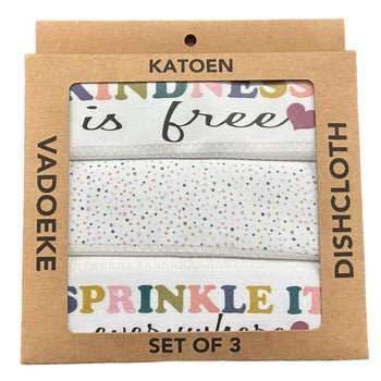 Kindness Is Free Tea Towel Set
