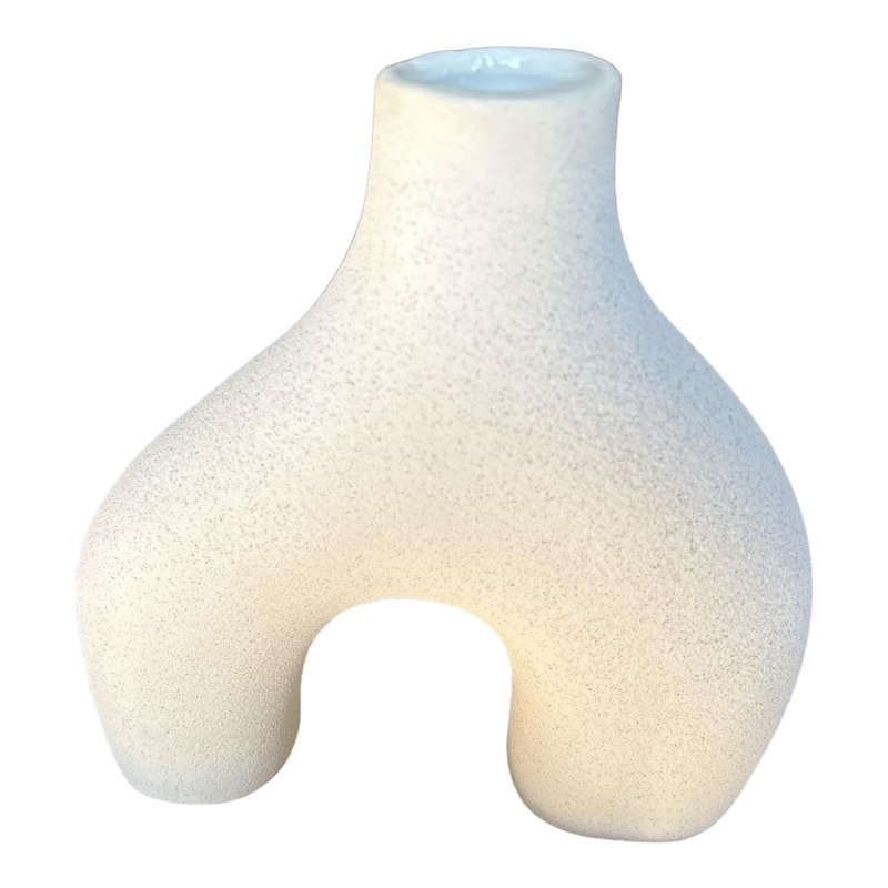 Large Ceramic Vase - White Bridge