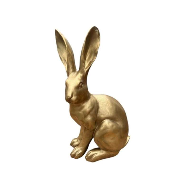 Large Gold Big Ear Sitting Bunny