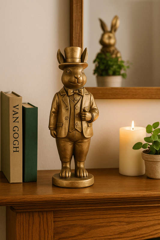 Large Gold Gentleman Rabbit