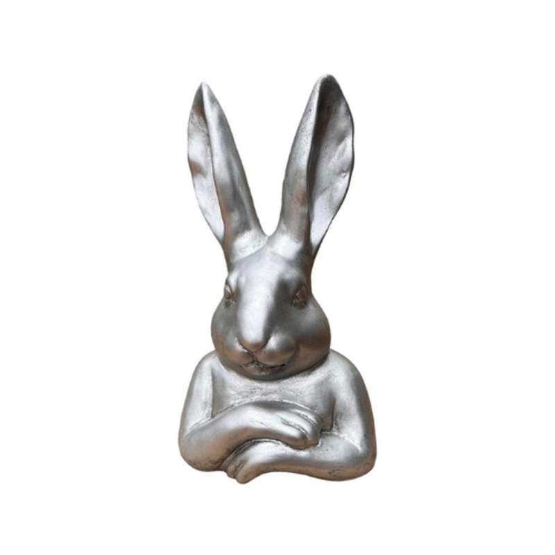 Large Grey Crossed Arm Bunny
