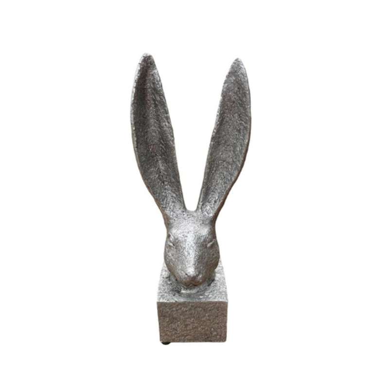 Large Grey Long Ear Bunny Table Topper