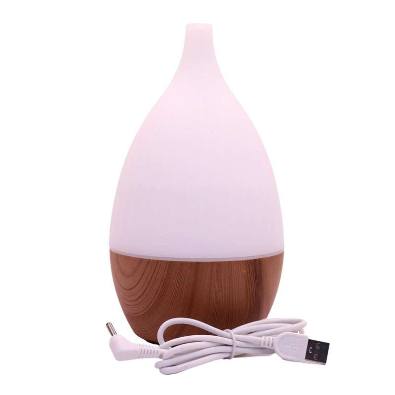 Light Wooden USB Aroma Diffuser - Teardrop