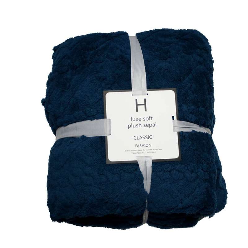 Luxe Soft Blankets - Deep Blue