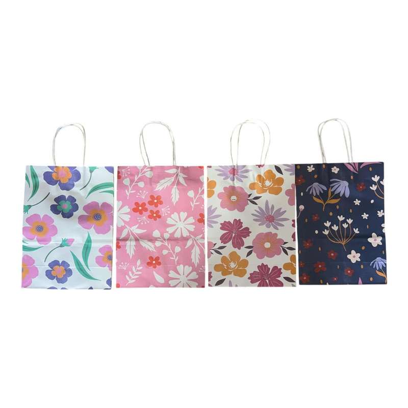 Medium Fun Flowers Gift Bag Set of 12