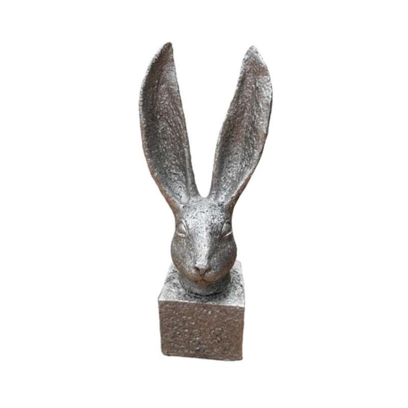 Medium Grey Long Ear Bunny Table Topper