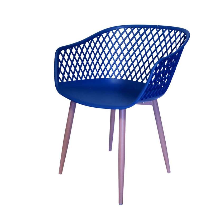Navy Diamond Back Chair