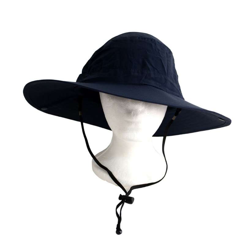 Navy Polyester Large Outdoor Hat