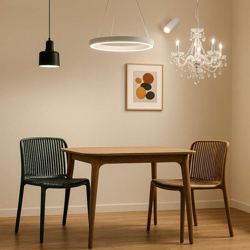No Arms Stackable Green Chair