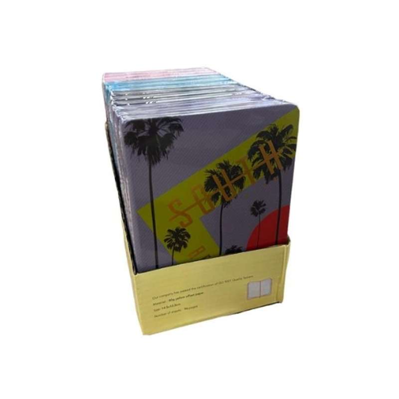 Notebooks A6 Size (Box of 12) - Palm Designs