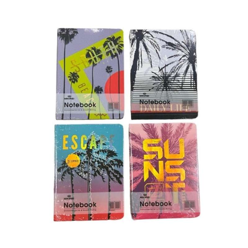 Notebooks A6 Size (Box of 12) - Palm Designs