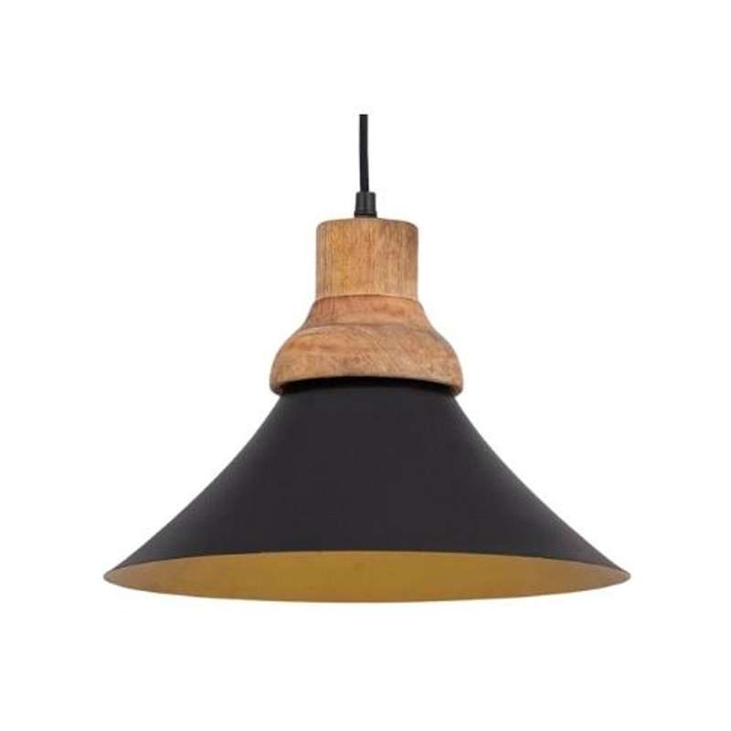 Pendant Lamp - Black Gold Triangle