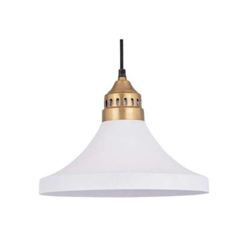 Pendant Lamp - White Gold Triangle
