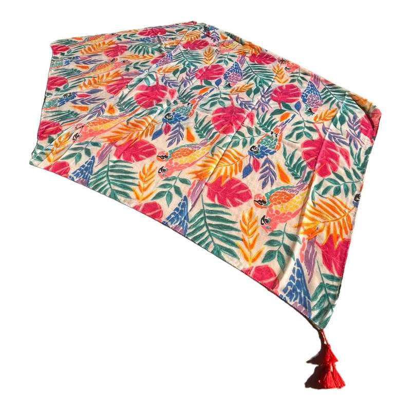 Polyester Scarf - Colourful Assorted Leafs