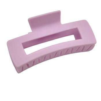 Purple Rectangle Hair Claw 10cm