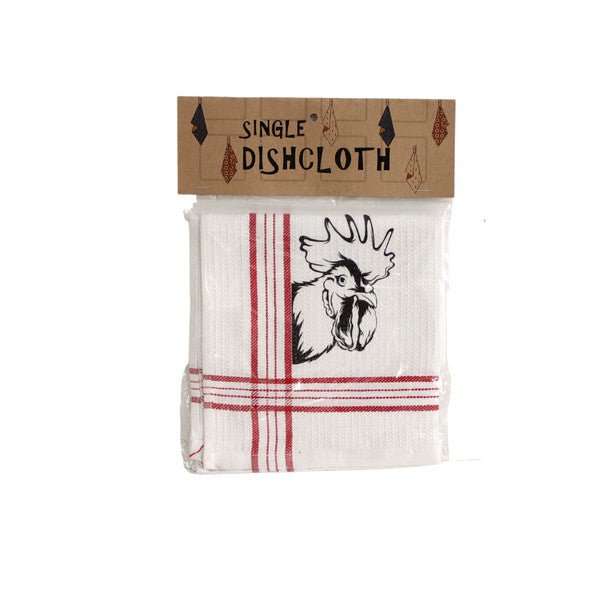 Rooster Kitchen Dishcloth