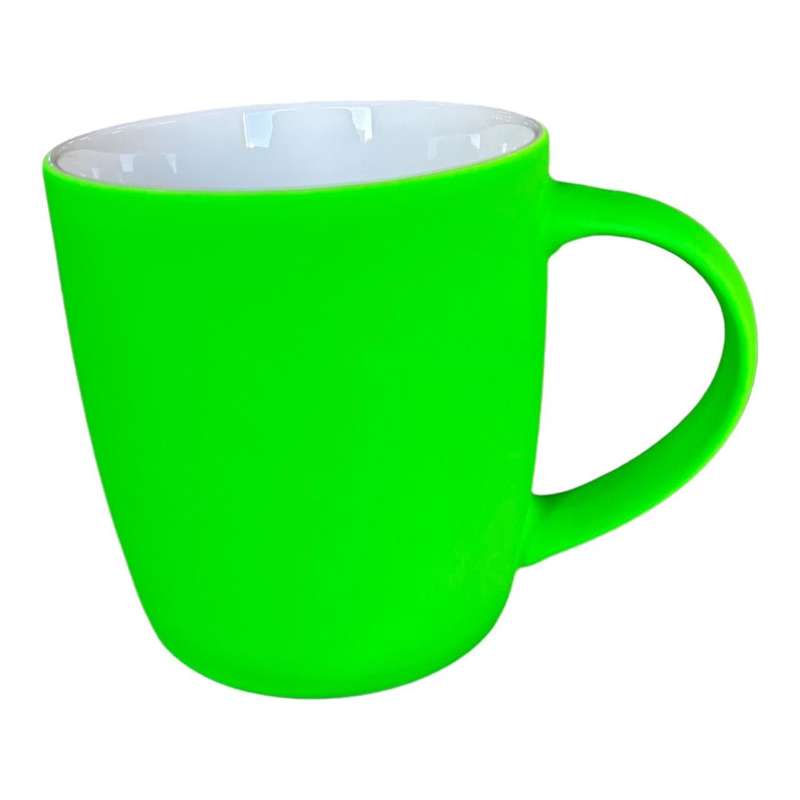 Shocking Green Ceramic Drinkware Mug